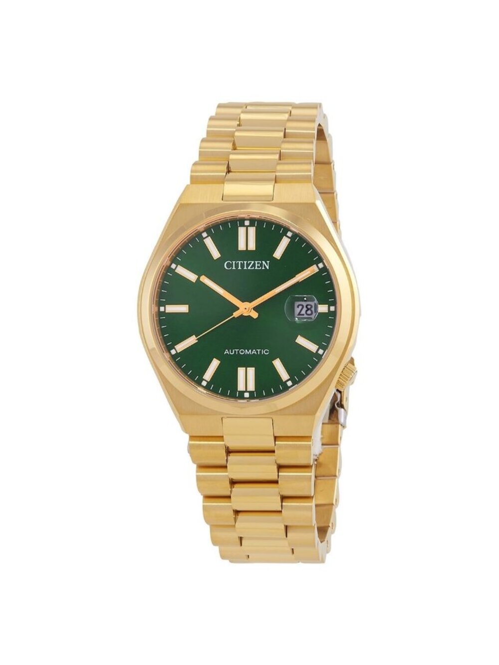 NWT Citizen Tsuyosa Automatic Green Green Sunray Dial Watch